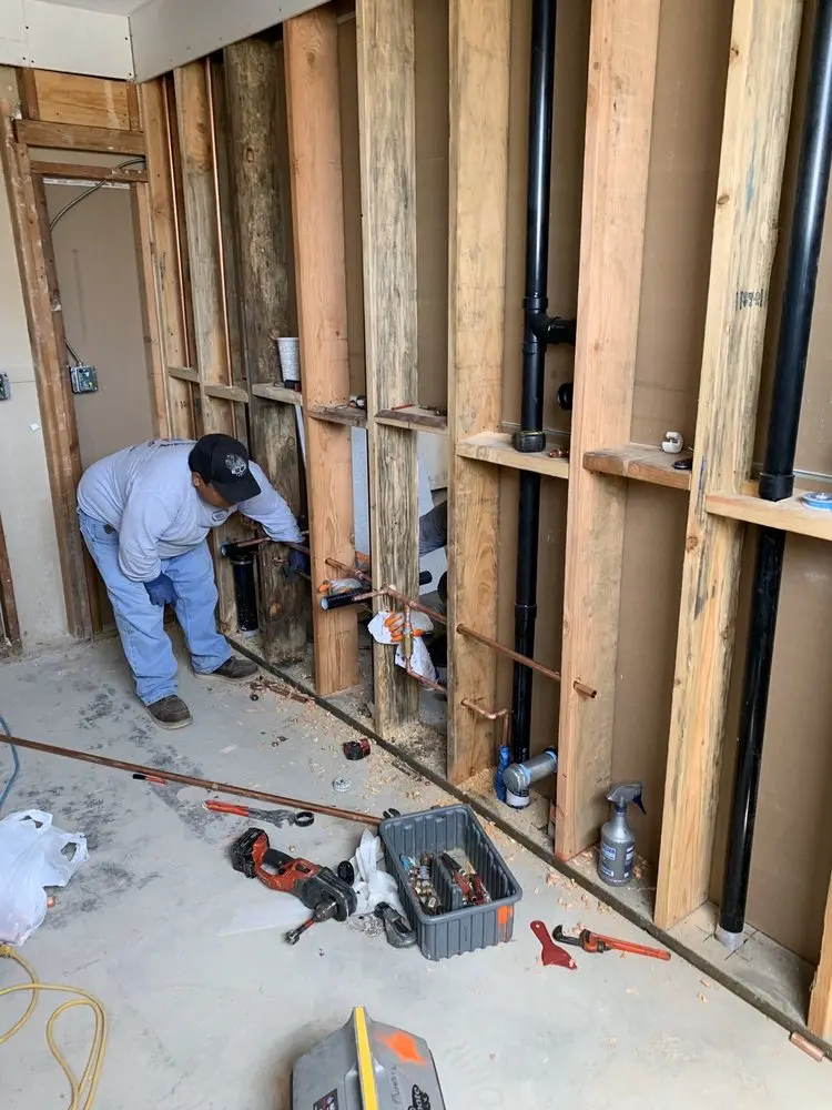 Commercial rough-in plumbing for Commercial Plumbing in Forest Park